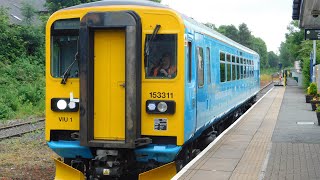 153311 at North Road  2Q20 York Parcels Sidings to Wakefield Prison Sidings 160724 [upl. by Galatea760]