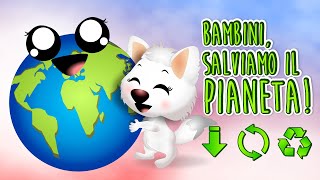 Salviamo la Terra 🌍 Impariamo a proteggere lambiente con VIKA ♻🌱  Lambiente per bambini [upl. by Glantz]