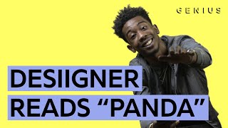 quotPandaquot Desiigner Reads All The Lyrics [upl. by Heddie485]