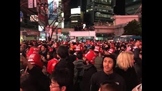 Tokyo New Year Countdown 2018  2019 Shibuya Crossing New Years Eve RAW VIDEO [upl. by Ikram935]