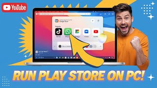 How To Instal Google Play Store on PCLaptop  Run Play Store App In PCLaptop [upl. by Blancha]