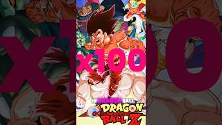 Gokus Strongest Kaioken x100  Dragon Ball shorts [upl. by Oguh380]