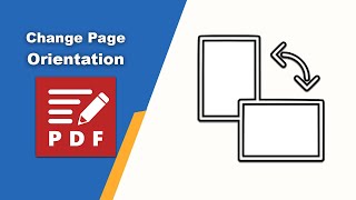 How to change orientation of a pdf permanently in PDFXChange Editor [upl. by Marden]