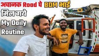 Achank road pe Bdmcarvlogs bhai mil gaye  Banarasi ladka [upl. by Marlee]