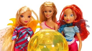 Winx Clubtan Stella ve Bloomun Sihirli Küresi Barbieye Emanet [upl. by Anson]