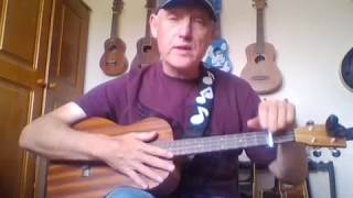 Easy Beginners Baritone Ukulele tutorial  Lesson 2 of 6  Series 4 [upl. by Elita856]