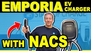 I Review The Emporia EV Charger With The North American Charging Standard NACS Connector [upl. by Bresee654]