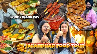 Rs40 Unlimted Punjab Street Food  WadaPav Burgers Mexican Food [upl. by Telford]