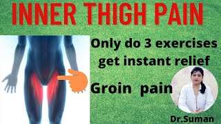 Inner thigh muscles paingroin pain exercises femoral nerve pain streches in hindi DrSuman [upl. by Antonia546]