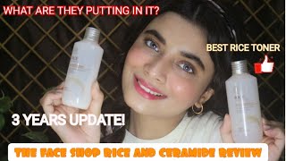 The Faceshop Rice Water Bright Foaming Cleanser Review  Facewash For Brighting Skin [upl. by Susumu]