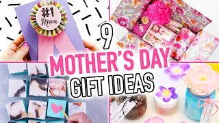 9 DIY Mother’s Day Gift Ideas  Mothers Day Crafts [upl. by Nelag]