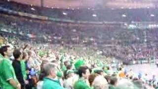 Republic of Ireland football fans sing the French anthem [upl. by Myrtia]