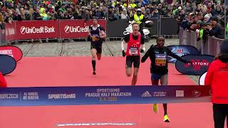 Sportisimo Prague Half Marathon 2022  video highlights [upl. by Heddy]