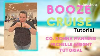 Booze cruise line dance tutorial choreography by Donna Manning [upl. by Airemaj766]