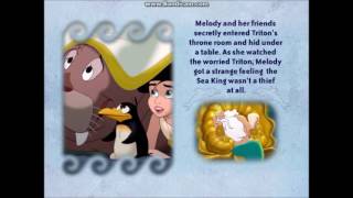 Disney Princess Little Mermaid 2 Return to The Sea storybook read by Ariel [upl. by Nosiaj748]