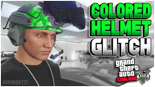 GTA 5 Colored Helmet Glitch XBOX PS5 Combat Helmets GTA 5 Clothing Glitches [upl. by Uella]