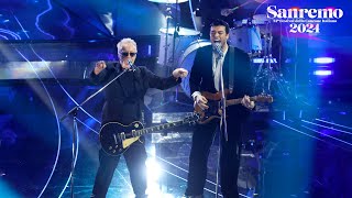 Sanremo 2024  The Kolors con Umberto Tozzi cantano un medley di Umberto Tozzi [upl. by Ydnic]