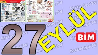 BİM 27 EYLÜL 2024 AKTÜEL ÜRÜNLER KATALOĞU [upl. by Aldric]