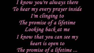 Kutless  Promise of a lifetime Lyrics [upl. by Llerrit]