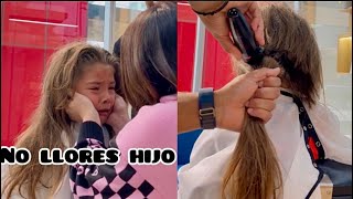 Primer corte de cabello para niño de 5 años tutorial moderno estilo paciencia [upl. by Nerhe]