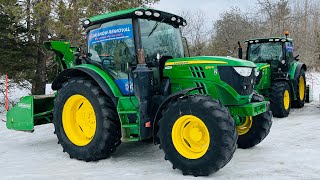 SEASON 2 John Deere 6110R Snow Tractor [upl. by Paco592]