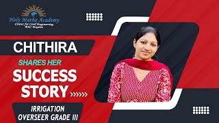 Kerala PSC success story  2ND GRADE OVERSEER  CHITHIRA BHARATHAN  Motivational talk [upl. by Neumark]