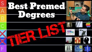 The PreMed Tier List  Best Degrees To Take For MEDICAL SCHOOL [upl. by Aerona]