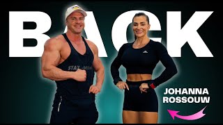 Back Workout  Josef Rakich  Johanna Rossouw  Binous Gym [upl. by Prue]