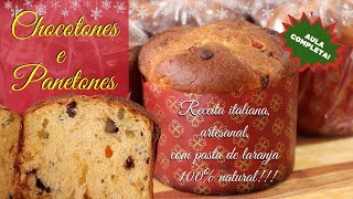 CHOCOTONE E PANETONE ITALIANO  MELHOR AULA E RECEITA DA INTERNET [upl. by Akinwahs770]