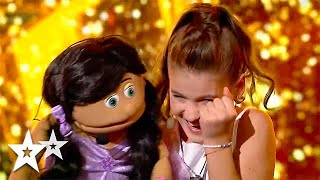 Young VENTRILOQUIST Gets GOLDEN BUZZER on Romanias Got Talent 2021  Got Talent Global [upl. by Nameerf820]