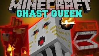 Minecraft GHAST QUEEN A NEW DEADLY NETHER DIMENSION Nether X Mod Showcase [upl. by Sadiras780]