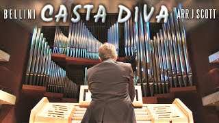 CASTA DIVA  BELLINI ORGAN SOLO  JONATHAN SCOTT [upl. by Nahtanoy]