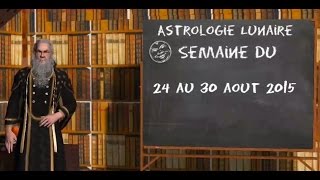 Astrologie Lunaire ☽ L influence de la lune En général du 24 au 30 août 2015 [upl. by Htiel]