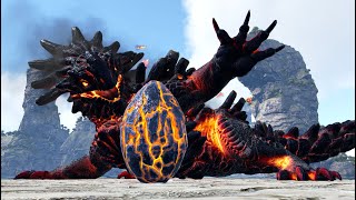 How to steal Magmasaur eggs and tame Magmasaurs in Ark Genesis Part 1 THIS METHOD IS SO EASY [upl. by Morganstein]