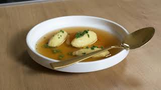 Österreichische Grießnockerlsuppe  SchrittfürSchritt Anleitung [upl. by Naivad]