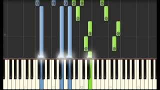 INTERSTELLAR  Hans Zimmer  quotDay Onequot Synthesia Piano [upl. by Laniger903]