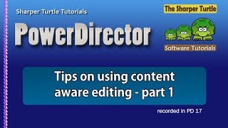 PowerDirector  Tips on using content aware editing  part 1 [upl. by Aliek]