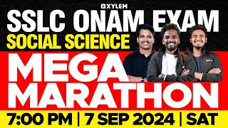 SSLC Onam Exam Social Science  Mega Marathon  Xylem SSLC [upl. by Nicky]