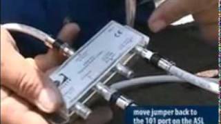 DIRECTV New SWM Line LNB Satellite Dish Install Part 2 [upl. by Campbell]