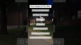 Best colleges for PreMed 🩺🥼📚 collegeprep collegerankings collegeapps [upl. by Nessy]