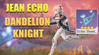 Envisaged Echoes  Jean  Dandelion Knight Echo  Genshin Impact [upl. by Alverta]