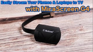 Easily Stream Your Phones amp Laptops to TV with the MiraScreen G4 [upl. by Arrehs231]