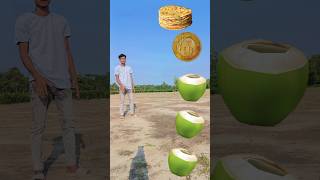 Rounding cut green coconuts Mummy ki Roti gol gol [upl. by Shena548]