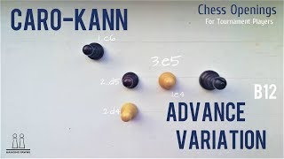 CaroKann Defense  Advance Variation in Depth ⎸Chess Openings [upl. by Otho]