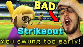 Wii Suck at Baseball [upl. by Hyrup752]