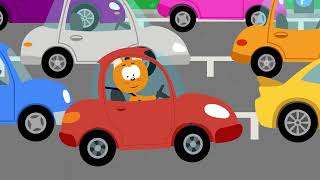 Miracles of cars parking  Kitty and magic garage  Cars cartoons for kids [upl. by Warchaw]