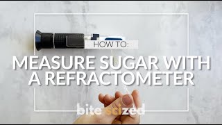 How To Measure Sugar Using a Brix Refractometer [upl. by Nauqat]