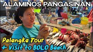 ALAMINOS WET MARKET  BOLO BEACH Walking Tour  Alaminos City Pangasinan Philippines [upl. by Langham]