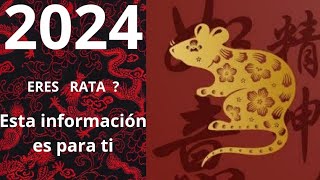 2024 PREDICCIONES PARA EL SIGNO DE LA RATA [upl. by Schell410]