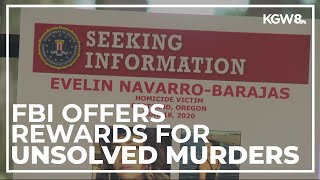 FBI offers rewards in 7 unsolved Portland murders [upl. by Narad]